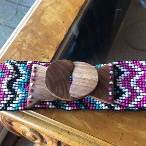 Handmade Southwestern Beaded Belt